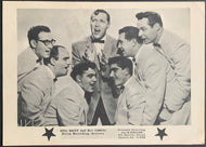 1957 Bill Haley and His Comets Promotional Post Card Vintage Music