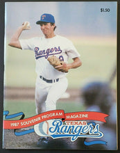 Load image into Gallery viewer, 1987 Arlington Stadium MLB Souvenir Program Texas Rangers vs California Angels
