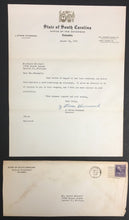 Load image into Gallery viewer, 1947 Strom Thurmond Signed Letter State Of South Carolina Office Of Governor
