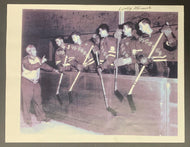 Wally Stanowski Autographed NHL Hockey Photo Copy New York Rangers Signed