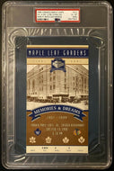 1999 NHL Hockey Maple Leaf Gardens Toronto Final Game Ticket PSA 6 Very Rare