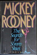 Mickey Rooney Signed The Search for Sonny Skies Book Autographed Vintage JSA