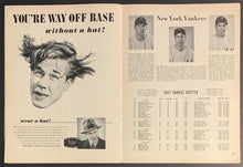 Load image into Gallery viewer, 1947 World Series Baseball Program Ebbets Field New York Yankees vs Dodgers MLB
