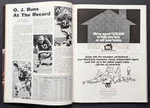 Load image into Gallery viewer, 1973 Buffalo Bills New England Patriots Program Franco Harris Cover NFL Football
