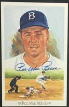 Load image into Gallery viewer, Pee Wee Reese Signed Perez-Steele Postcard Autographed HOFER 1984 JSA Certified
