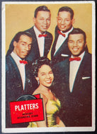 1957 Topps Hit Stars Trading Card Platters #60 Non Sports Vintage Music