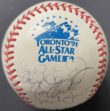 Load image into Gallery viewer, 1991 MLB All Star Game Toronto Team Autographed Baseball Signed x26 Ripken JSA
