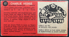 Load image into Gallery viewer, 1964-65 Vintage Montreal Canadiens Charlie Hodge Topps Tallboy NHL Hockey Card
