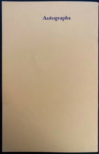 Load image into Gallery viewer, Danny Gallivan + Tiger Williams Signed 1985 Sports Celebrity Dinner Program JSA
