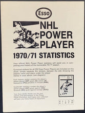 Load image into Gallery viewer, 1970-1971 Esso Power Player Album NHL Sticker Set Hardcover Book Complete Hockey
