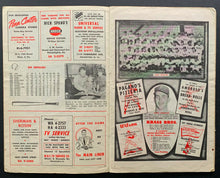 Load image into Gallery viewer, 1957 Philadelphia Phillies Vs Cincinnati Reds MLB Baseball Program Vintage
