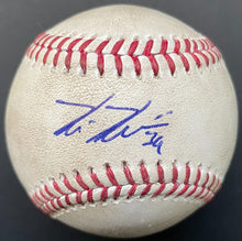 Load image into Gallery viewer, Kevin Kiermaier Autographed Game Used OMLB Baseball Signed Blue Jays Rays
