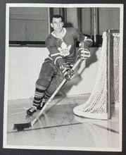Load image into Gallery viewer, Toronto Maple Leafs Hockey Gerry Ehman Signed Turofsky Photo - Torchy Schell JSA

