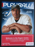 2005 Rogers Centre MLB Program Toronto Blue Jays vs Boston Red Sox Baseball