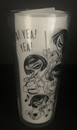 1964 Beatles Drinking Glass Dairy Queen Rock Music Vintage Cup Yea Yea Yea