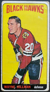 1964-65 Vintage Chicago Blackhawks Wayne Hillman Topps Tallboy NHL Hockey Card