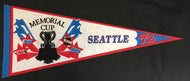 1992 WHL Hockey Memorial Cup Pennant OHL Seattle Vintage 29