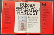 Load image into Gallery viewer, 1976 Buffalo Memorial USSR vs. NHL Super Series Program Soviet Vintage Tretiak
