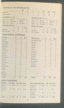 Load image into Gallery viewer, 1972-73 Buffalo Sabres NHL Hockey Media Guide Yearbook Crozier Cover

