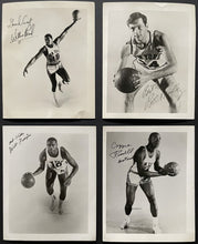 Load image into Gallery viewer, 1960&#39;s New York Knicks 4 Team Issued Basketball Photo Lot NBA Stars Frazier +
