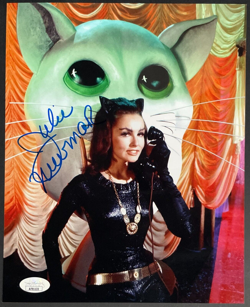 Autographed Signed Julie Newmar Catwoman Photo Vintage Batman Television JSA COA
