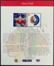 Load image into Gallery viewer, 2002 Canada Post NHL All Stars Lithograph &amp; Stamp Set Signed By Glenn Hall
