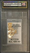 Load image into Gallery viewer, 1989 Black Sabbath Headless Cross Tour Access All Areas Pass Vintage iCert
