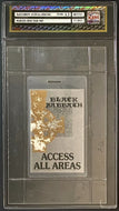 1989 Black Sabbath Headless Cross Tour Access All Areas Pass Vintage iCert