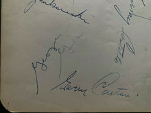 Load image into Gallery viewer, 1953-54 Chicago Blackhawks Team Signed Autographed Sheet NHL Hockey x14
