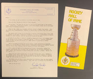 1980's Historical NHL Hockey Hall Of Fame Documents + Brochure Exhibition Place