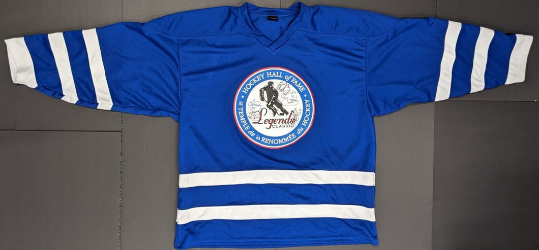2012 Legends Classic NHL Hockey Hall Of Fame Jersey Multi Signed Autographed x5