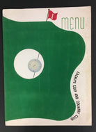 1971 Lachute Golf And Country Club Menu Vintage Old Wine Beer Food Sports