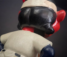 Load image into Gallery viewer, 1960s Cleveland Indians White Square Base Chief Wahoo Bobblehead MLB Baseball
