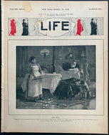 March 19th1896 Life Magazine Issue #690 New York Vintage Old Antique Historical