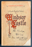 1936 Windsor Castle Visitor's Guide Book Photos Inside Historical UK