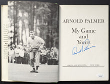 Load image into Gallery viewer, 1965 Arnold Palmer Autographed Hardcover Book Signed My Game And Yours Golf JSA
