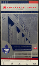 Load image into Gallery viewer, 1999 NHL Hockey Ticket Toronto Maple Leafs First Game at ACC Air Canada Centre
