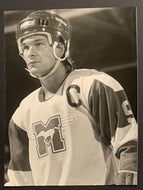 Vintage Publicity Photo 1986 Youngblood Patrick Swayze Hamilton Mustangs Hockey