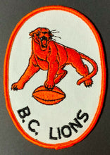 Load image into Gallery viewer, B.C. Lions Jersey Patch CFL Football Vintage Jersey Crest Logo British Columbia
