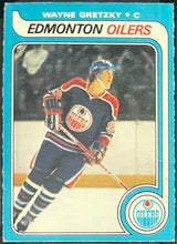 Load image into Gallery viewer, 1979-80 O-Pee-Chee #18 Wayne Gretzky Rookie Card NHL Hockey RC Oilers SGC 3.5 VG
