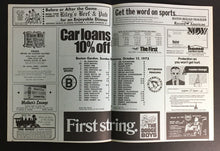 Load image into Gallery viewer, 1972 Boston Garden NHL Hockey Program Pittsburgh Penguins Bruins Esposito Cover
