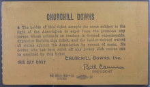 Load image into Gallery viewer, 1952 Kentucky Derby GA Ticket Stub Churchill Downs PSA Dark Star Winner Vintage
