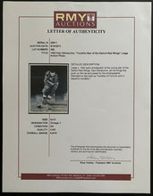 Load image into Gallery viewer, 1951-52 Vintage NHL Detroit Red Wings HOFer Alex Delvecchio Photograph LOA
