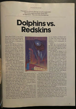 Load image into Gallery viewer, 1983 NFL Football Super Bowl XVII Program Washington Redskins Miami Dolphins
