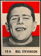 1956 Nabisco Shredded Wheat CFL Football #10A Bill Stevenson Calgary Stampeders