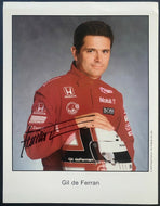 Signed Champ Car Champion Gil De Ferran Autographed Photo Penske Racing Original