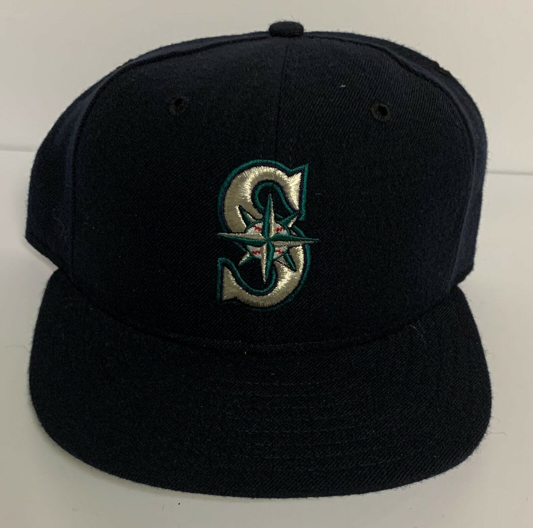 New Era 59/50 Seattle Mariners Cap MLB Baseball Cap Vintage Hat Size 6 3/4