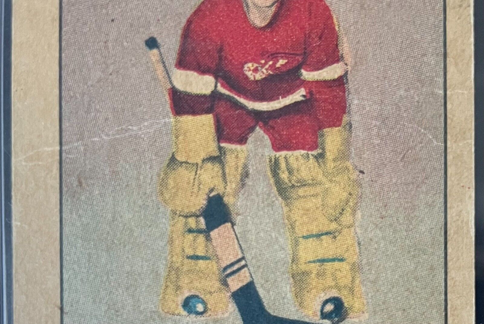 1951 Parkhurst #61 Terry Sawchuk NHL Hockey Card RC Detroit