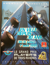 Load image into Gallery viewer, 1999 Players F1 Grand Prix Trois Rivieres Racing Program Formula 1 Tagliani
