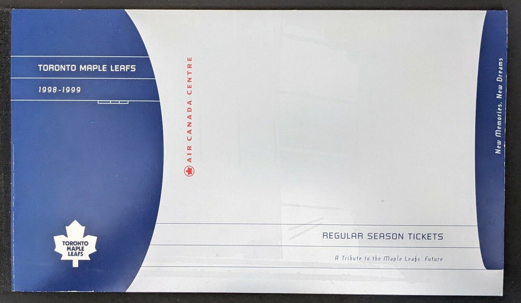 1998/1999 Toronto Maple Leafs 1st Season @ ACC Full Set Tickets Hockey NHL VTG